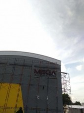 โลหะทำสี ด้านหน้าติดอะคิลิค ไฟออกหน้า